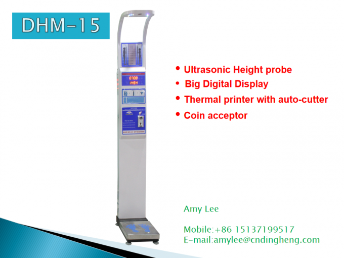 Digital Display Medical Height And Weight Scales With Bmi Analysis / Thermal Printer
