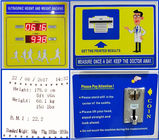 Custom Height And Weight Measuring Scale With LCD Screen Long Service Life