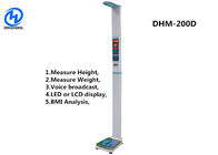 Medical Height Measurement Equipment , Body Weight Measurement Machine