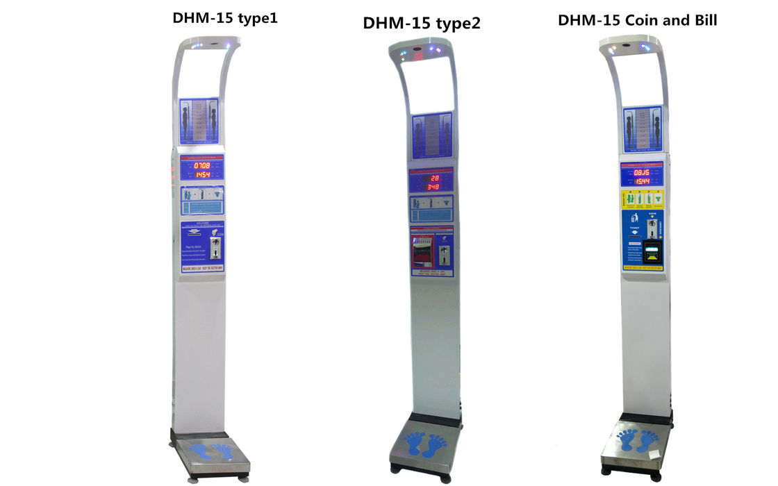 DHM - 15 Coin Operated Weighing Scales With Blood Pressure And BMI Calculate