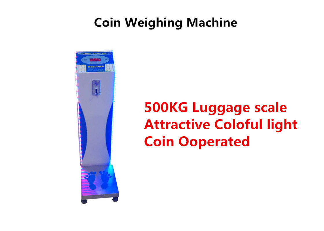 Coin Operated Hospital Weight Scale , Smart Weigh Digital Scale With Voice Broadcast 500kg