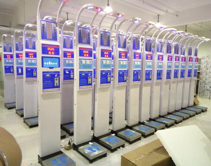 Digital Computer Screen Automatic Height And Weight Machine With Printer