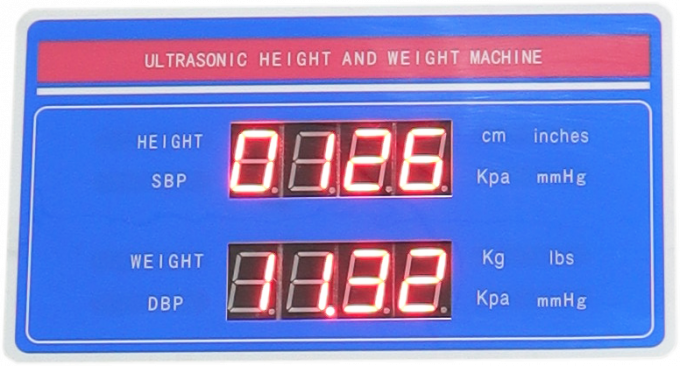 Vertical Digital Body Weight Machine , Weight Scale Vending Machine With Bmi Analysis