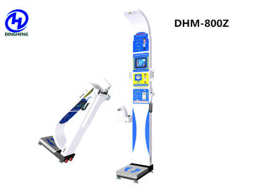 China Adult Ultrasonic Height And Weight Machine With Blood Pressure Fat Mass Analysis And BMI supplier