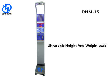 China Coin Operated Height And Weight Measuring Scale With Printing AC100-240v 50/60HZ supplier