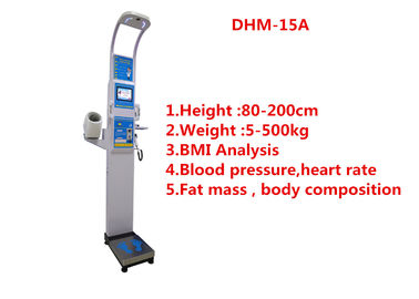 China Pharmacy Weighing Scale With Body Fat Analyzer With Blood Pressure 500kg Load Cell supplier