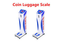Coin Operated Weight Measurement Machine / Airport Luggage Scale With 500kg Load Cell