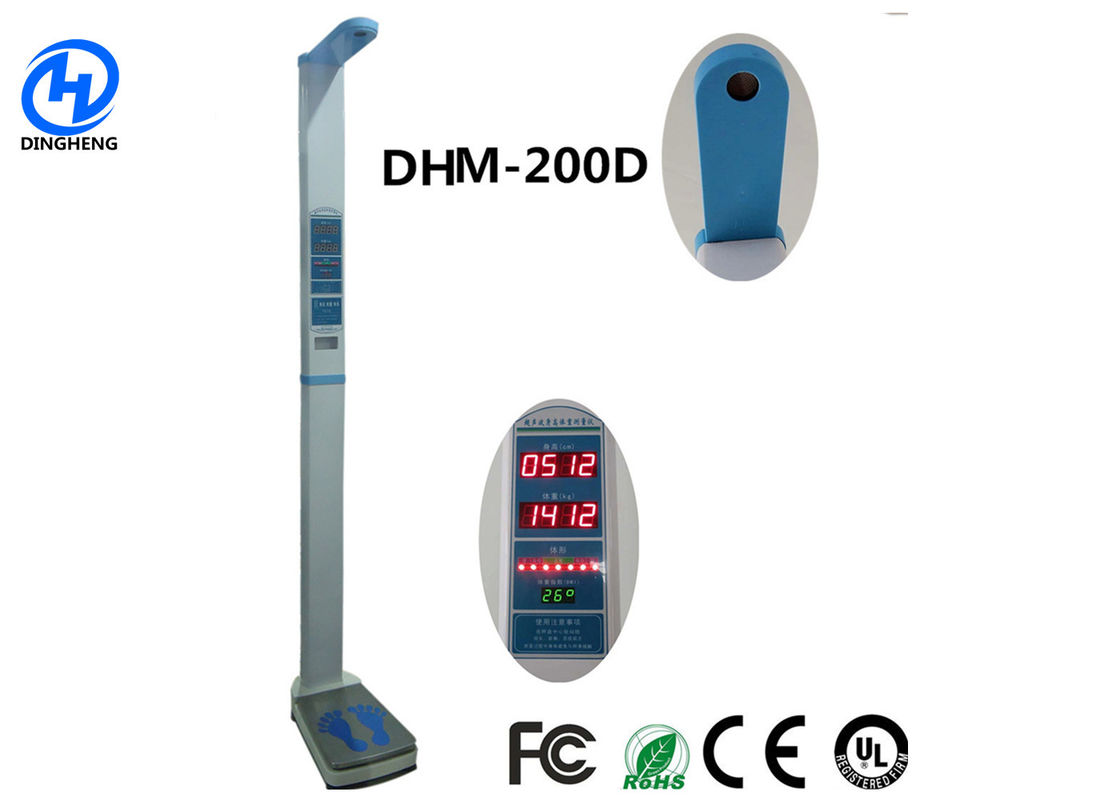 Hospital Healthcare Digital Height And Weight Scale Ultrasonic Physical Checkup