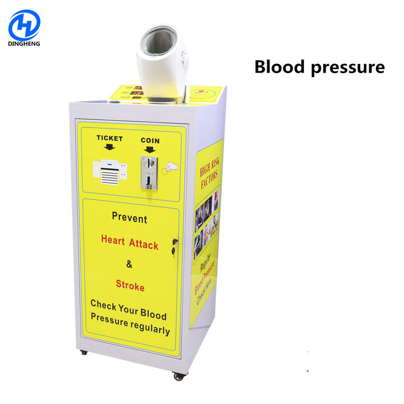 Coin Opeated Digital Blood Pressure Machine Bluetooth Wireless Connect