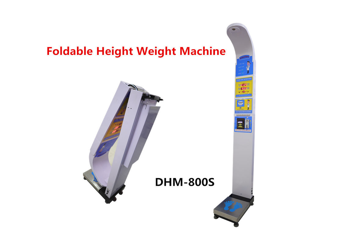 Coin operated weighing scales with height , bmi analysisand Printer